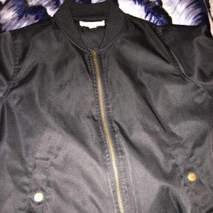 A black bomber jacket, only worn twice.